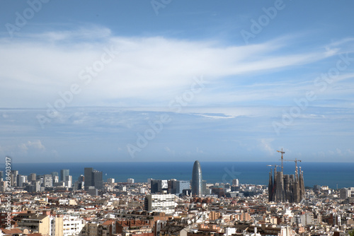 Vista de la ciudad de Barcelona