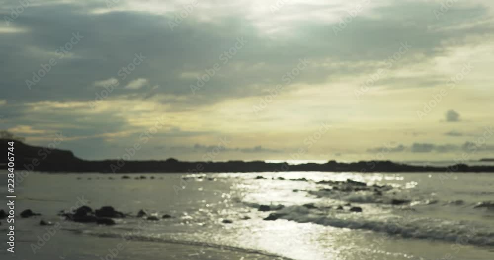 Scenic view of rugged coastline and clouds in Costa Rica Scenic view of rugged coastline and clouds in Costa Rica