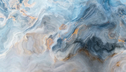 Plexiglas schilderij Marmer Blauw marmer achtergrond elegante steen  © aregfly