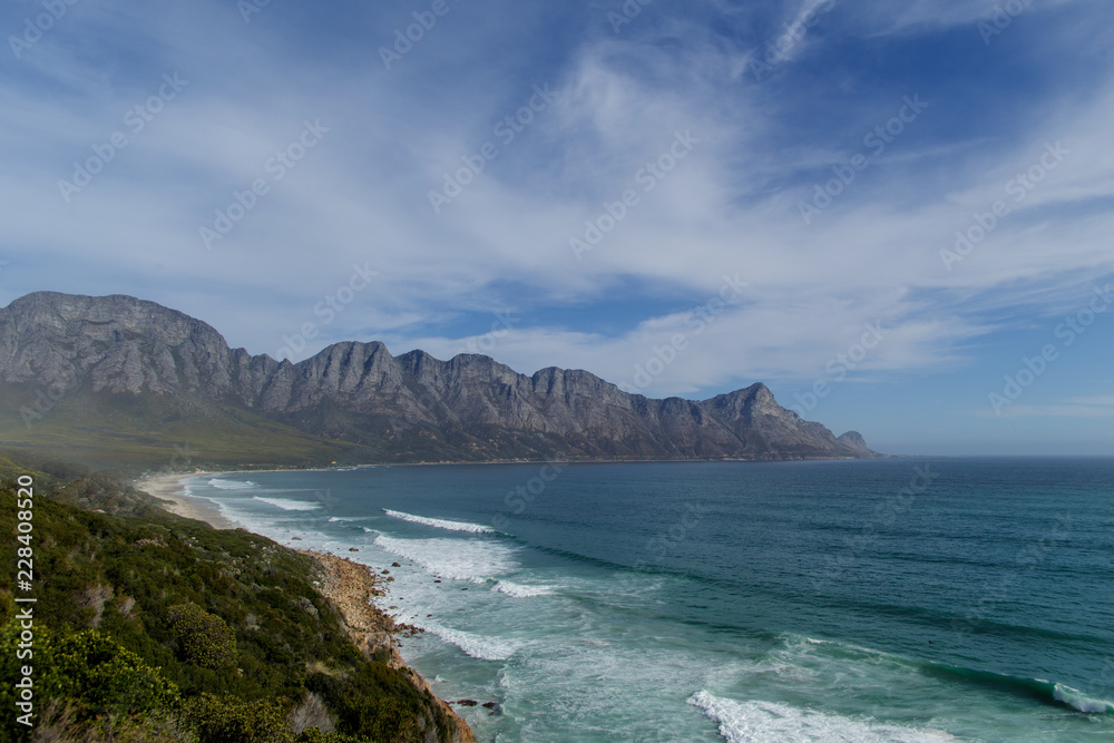 Ocean and Mountain Landscape