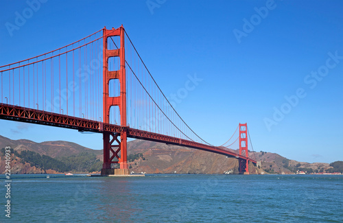 Golden Gate bridge in San Francisco  California