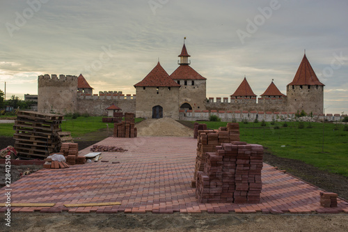 Bender fortress. An architectural monument of Eastern Europe. The Ottoman citadel. Improvement and reconstruction of the historical monument.