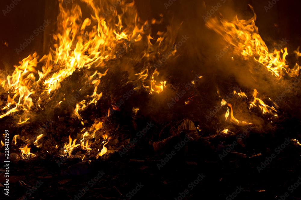 burning trash burning trash