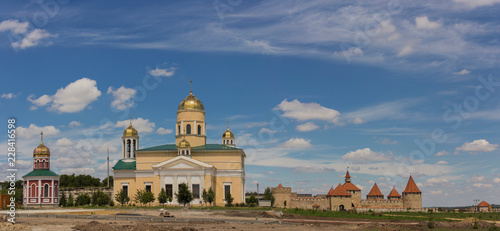 Bender fortress. An architectural monument of Eastern Europe. The Ottoman citadel. The Alexander Nevsky Cathedral.