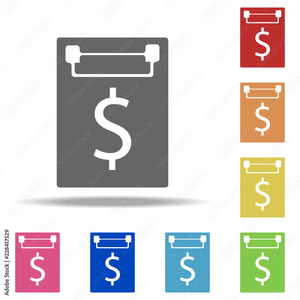 credit contract icon. Elements of banking in multi color style icons. Simple icon for websites, web design, mobile app, info graphics credit contract icon. Elements of banking in multi color style icons. Simple icon for websites, web design, mobile app, info graphics