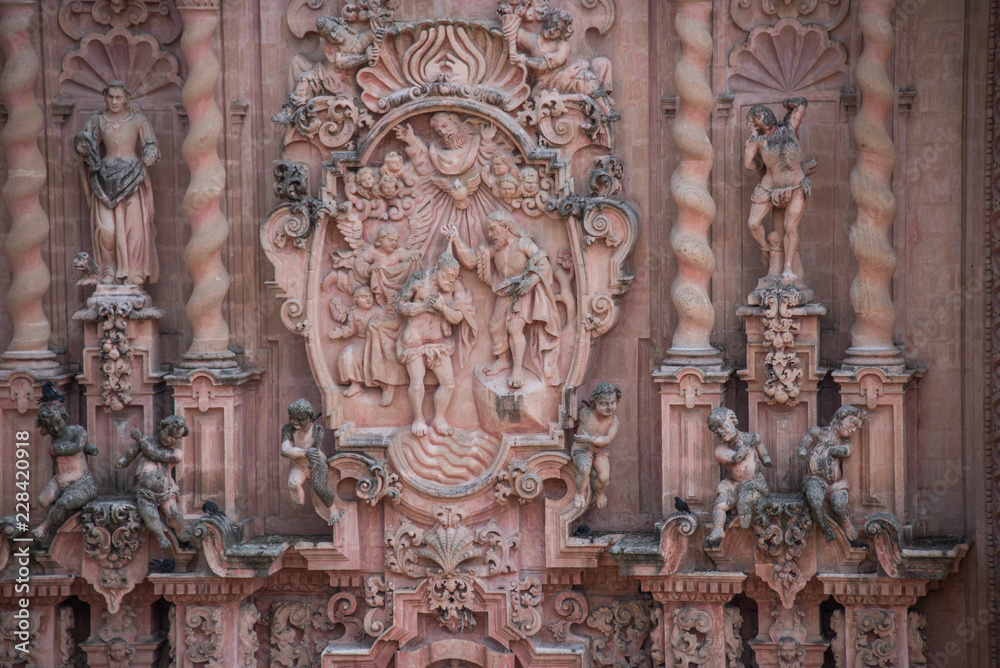 retablo de iglesia santa prisca taxco guerrero mexico, 