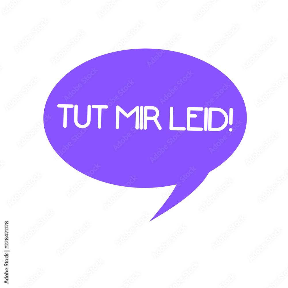 Handwriting text Tut Mir Leid. Concept meaning Asking forgiveness for what have been done in the past. Handwriting text Tut Mir Leid. Concept meaning Asking forgiveness for what have been done in the past.