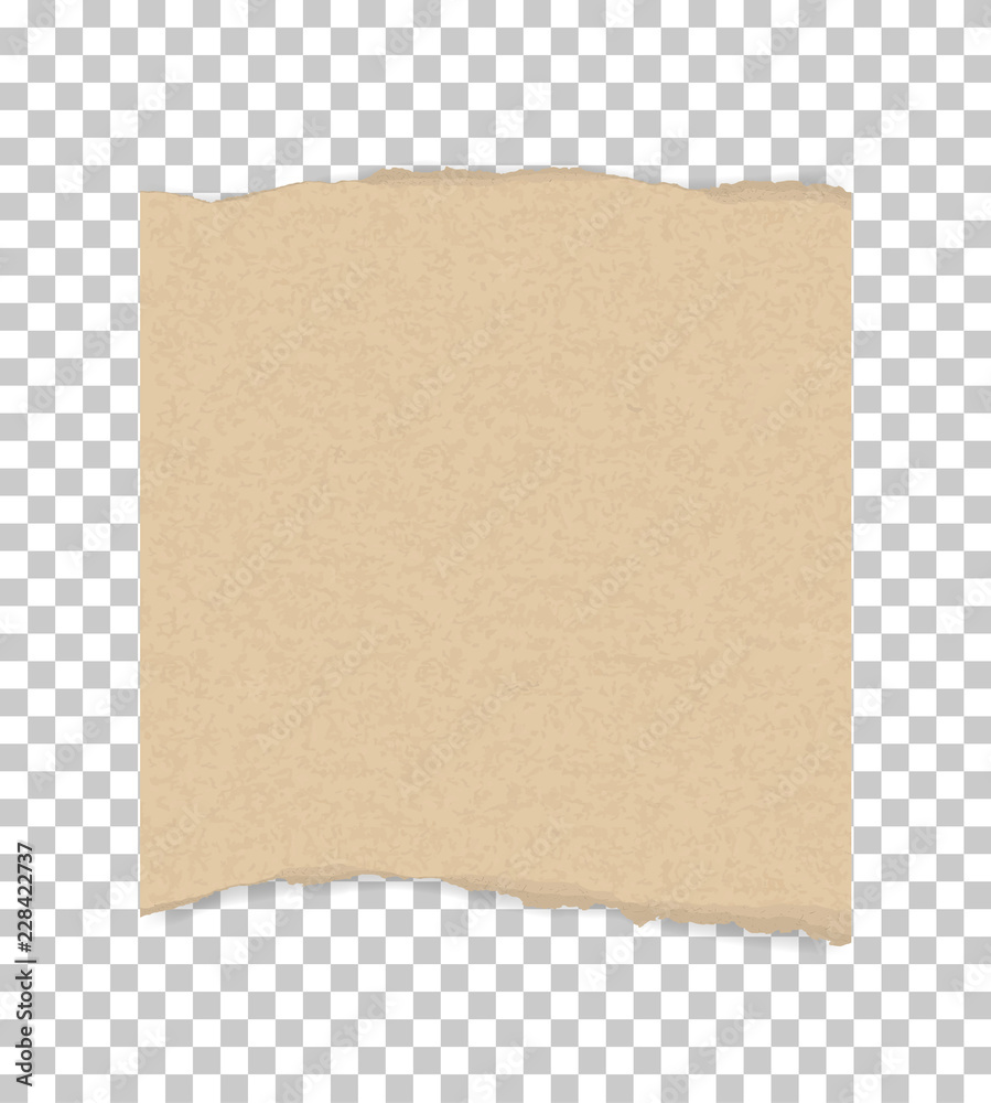 Vecteur Stock Torn paper edges for background. Ripped brown paper ...