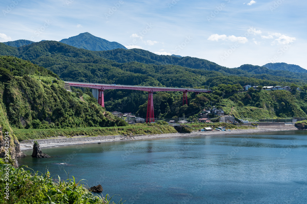 恋人岬から観る米山大橋と海の景色 新潟県 柏崎 Stock Photo Adobe Stock 恋人岬から観る米山大橋と海の景色 新潟県 柏崎 Stock Photo Adobe Stock