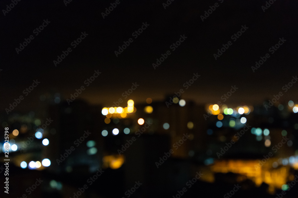 efeito bokeh - noite desfocada efeito bokeh - noite desfocada