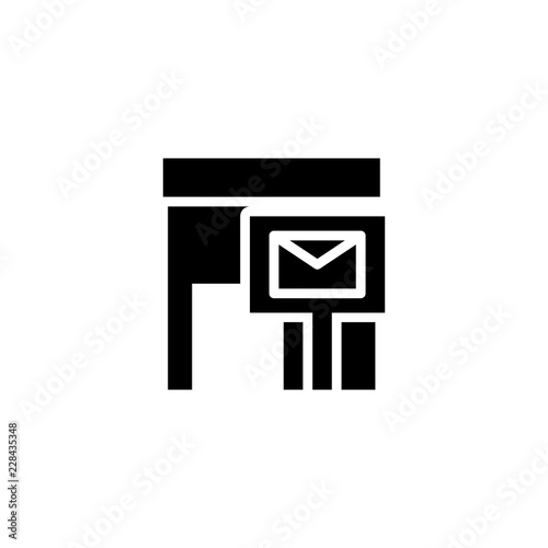 post office icon vector