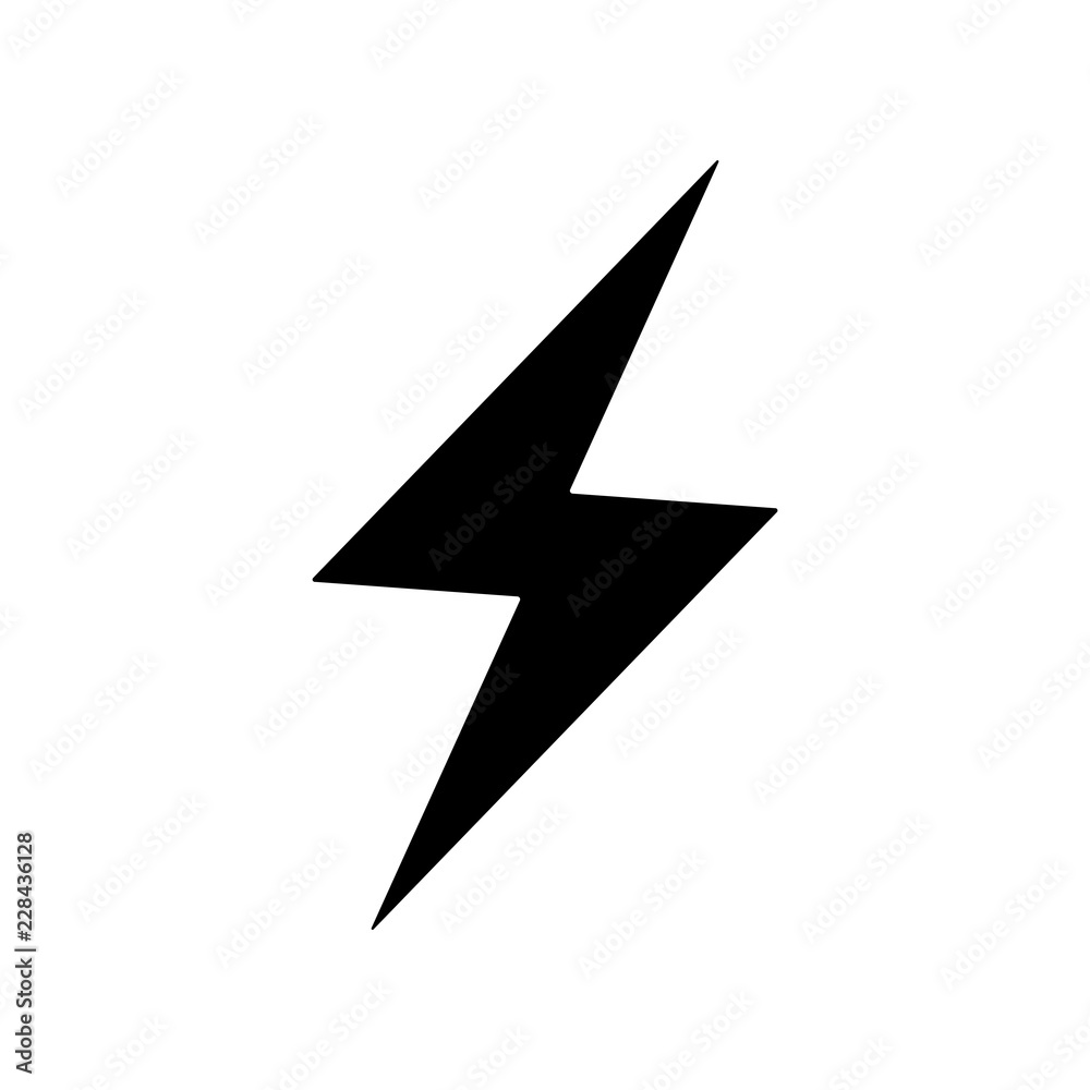 electrical icon, lightning icon vector electrical icon, lightning icon vector