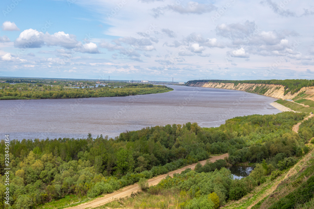 Irtysh river near Tobolsk, Tyumen region, Russia Irtysh river near Tobolsk, Tyumen region, Russia