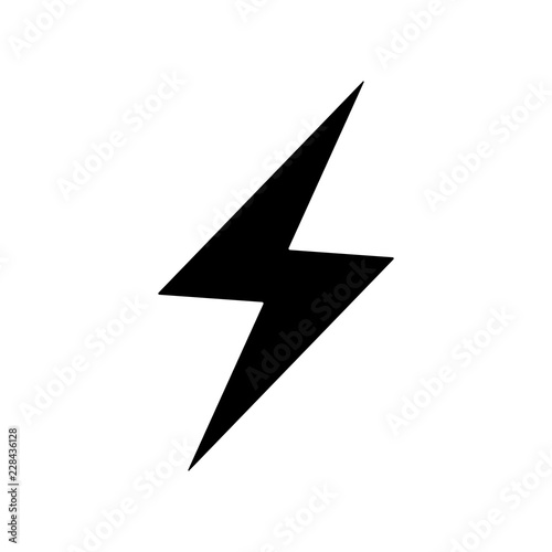 electrical icon  lightning icon vector