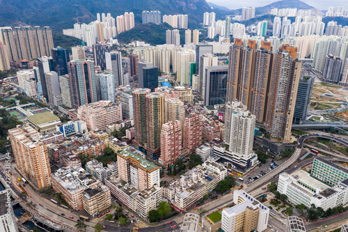 Hong Kong urban city