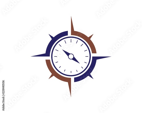 Compass Logo Template vector icon illustration design