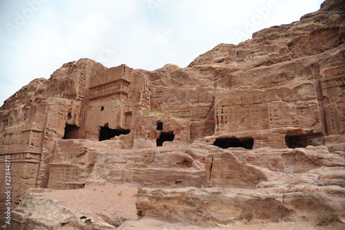 Ruins of Petra  Lost rock city of Jordan  Middle East