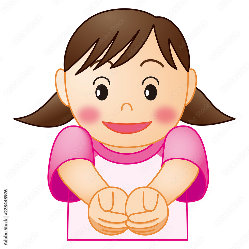 手を差し出す子供 Stock イラスト Adobe Stock