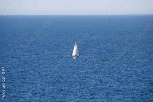 Alone in the ocean