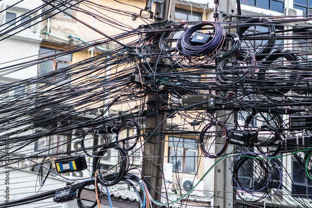 Obraz premium Kabel Bangkok