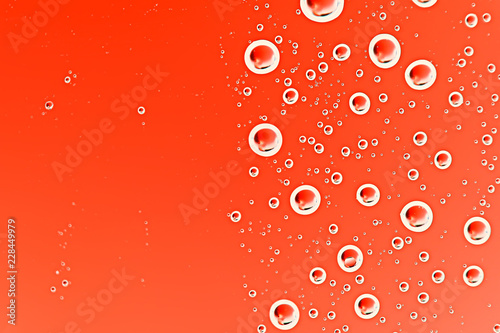 red wet background   raindrops to overlay on a window  weather  background drops of water rain on a glass transparent