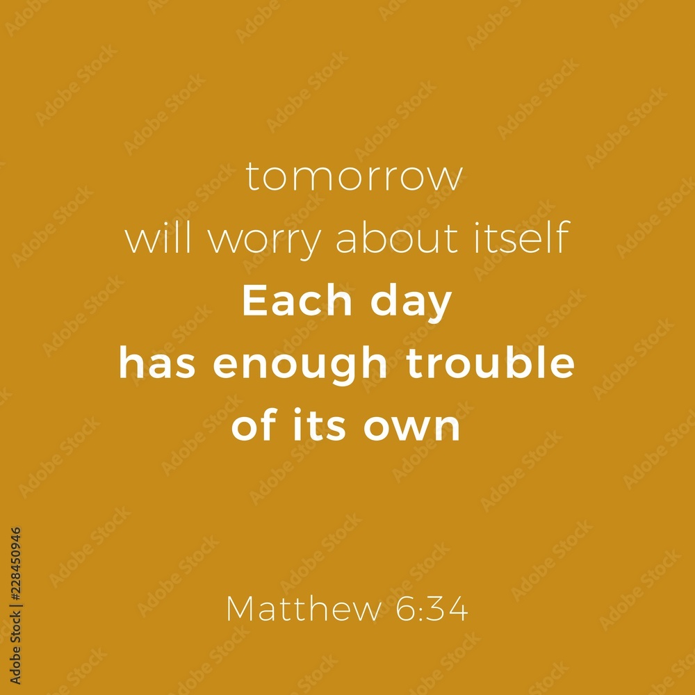 Biblical phrase from matthew gospel 6