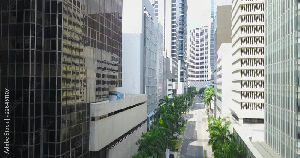 Aerial of Architecture and Cityscape in Singapore Aerial of Architecture and Cityscape in Singapore