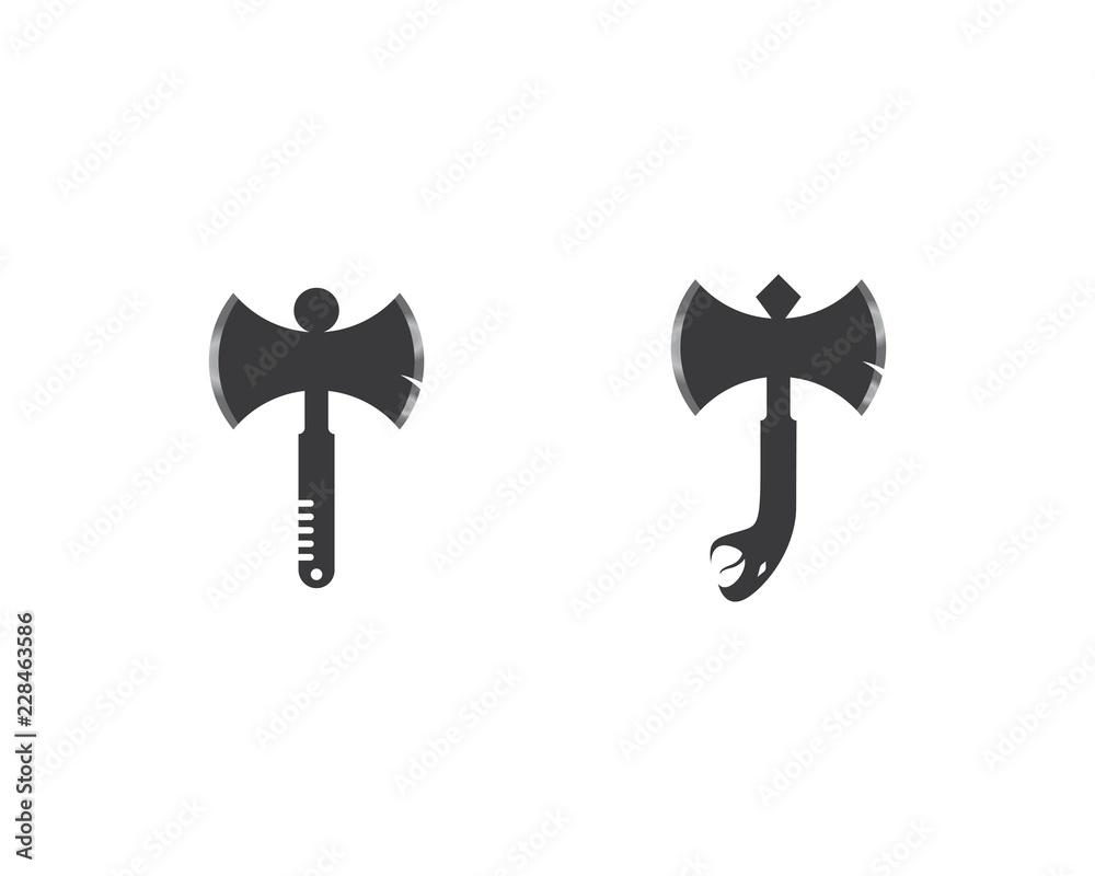 Axe logo illustration