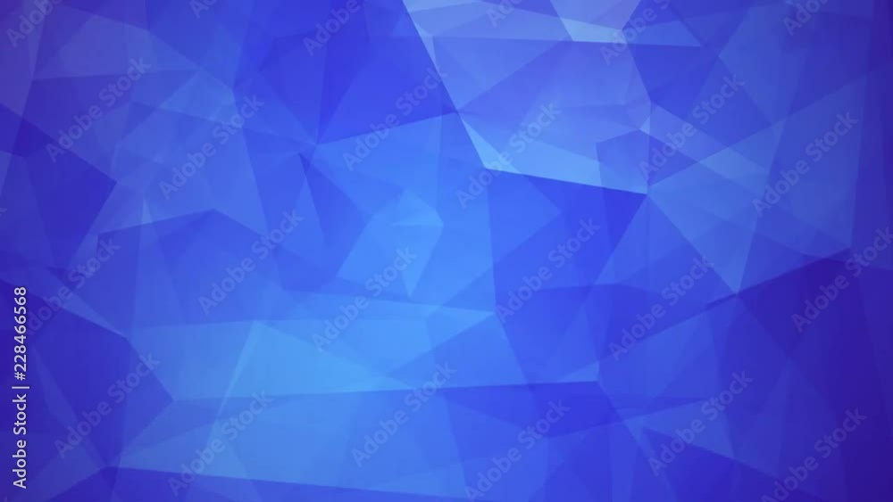 Glow blue crystal ice Christmas looped animation background 