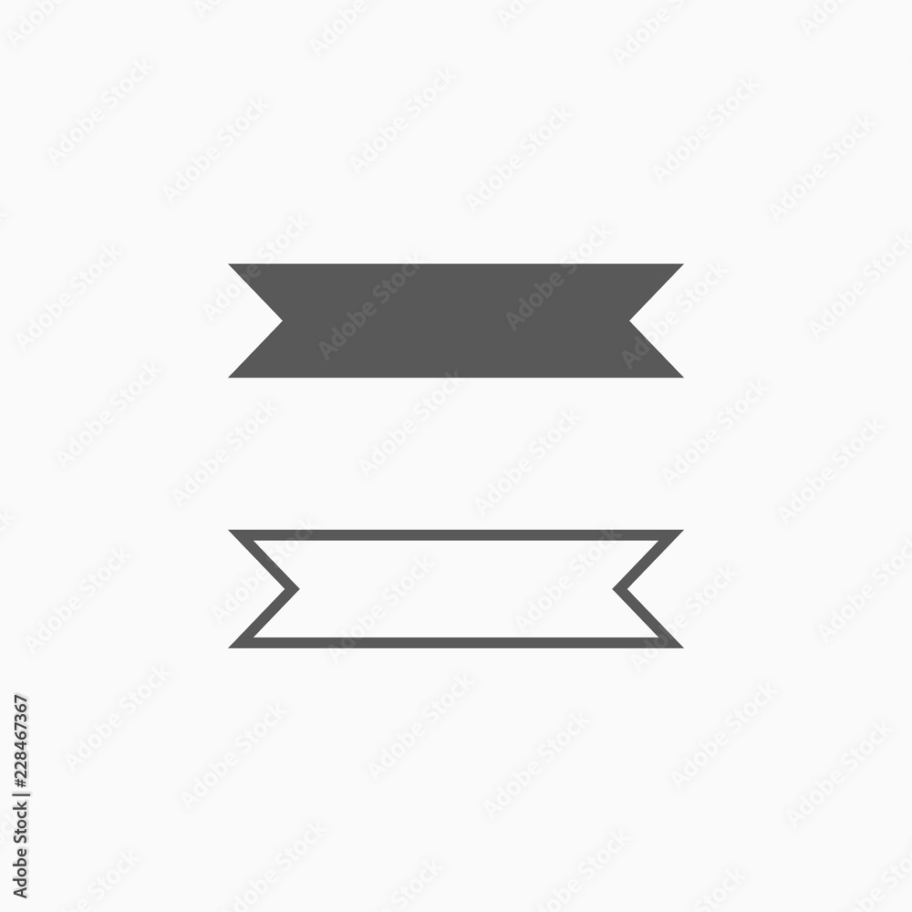 Fototapeta premium ribbon banners icon