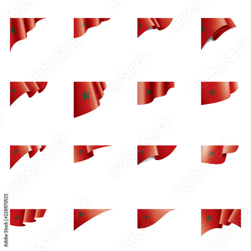 Free Download Morocco flag, vector illustration on a white background - GFXLoad