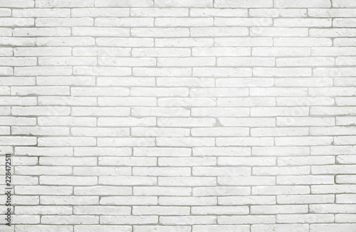 White and grey brick wall texture background. Pattern of slate stone for design art work.