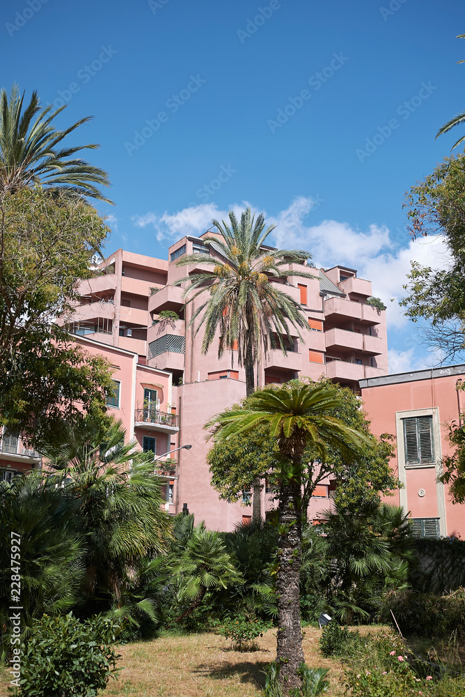 Palermo, Italy - September 11, 2018 : Building in Palermo