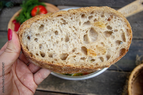 домашний хлеб на закваске 
