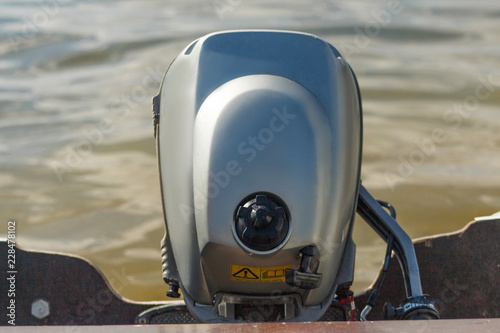 outboard motor for boat © ПАВЕЛ АБЛОГИН