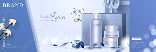 Skin care gift set banner ads