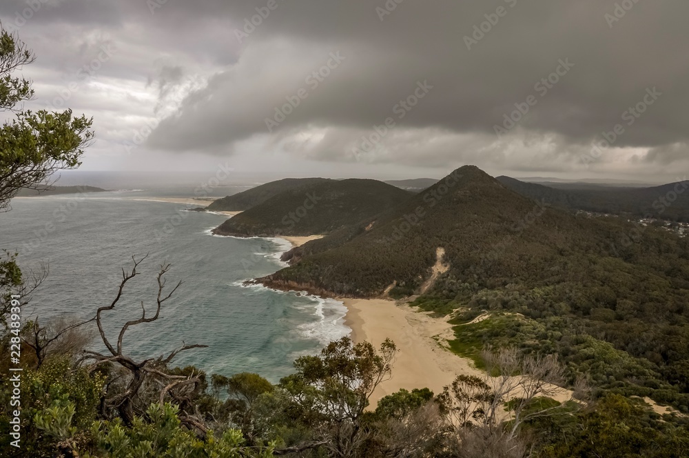 Cloudy view from Port Macquire, NSW, Australia