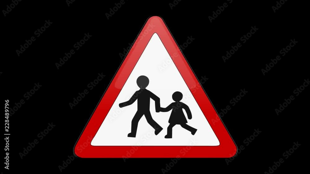 Symbol Beware Of Children Alpha Channel Symbol Beware Of Children Alpha Channel