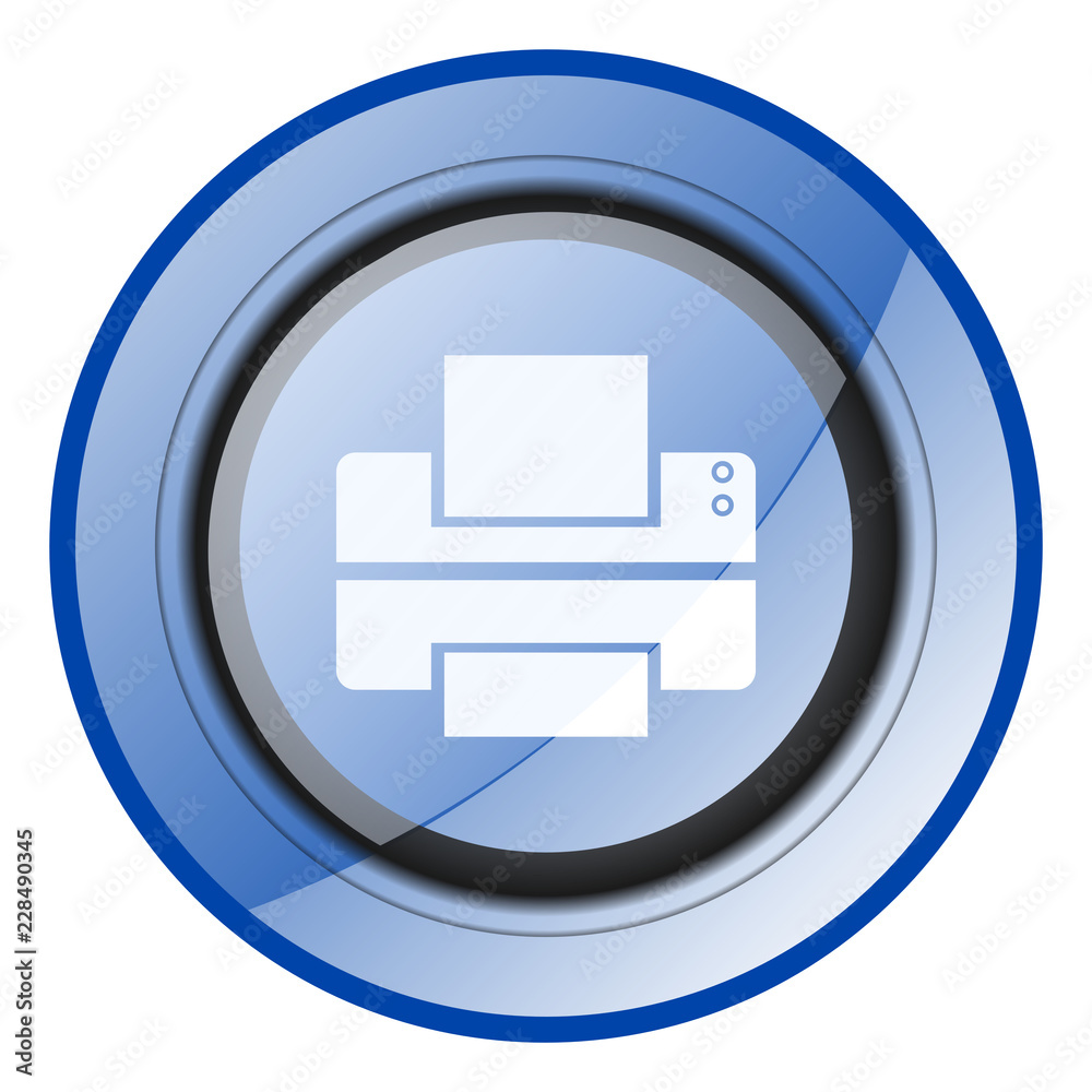 printer print document office computer vector icon