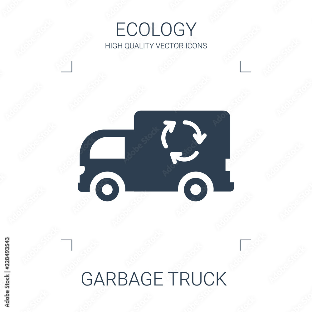 garbage truck icon