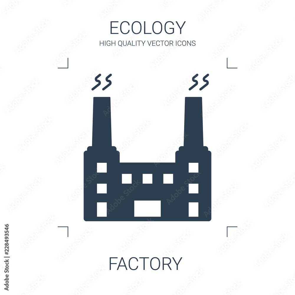 Obraz premium factory icon