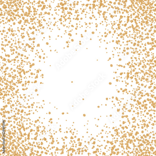 goldene Konfetti Dekoration