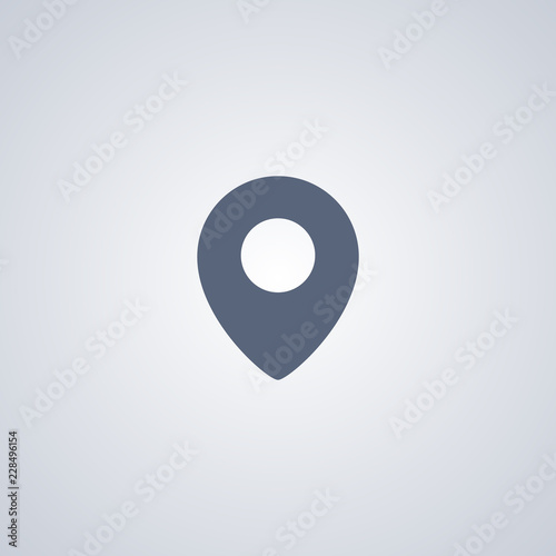 Location, Pin, vector best flat icon