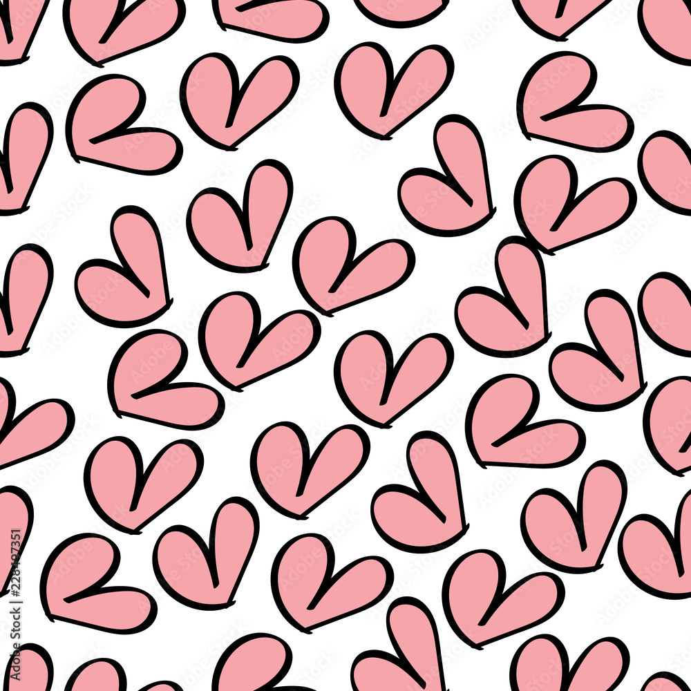Pink hearts Pink hearts