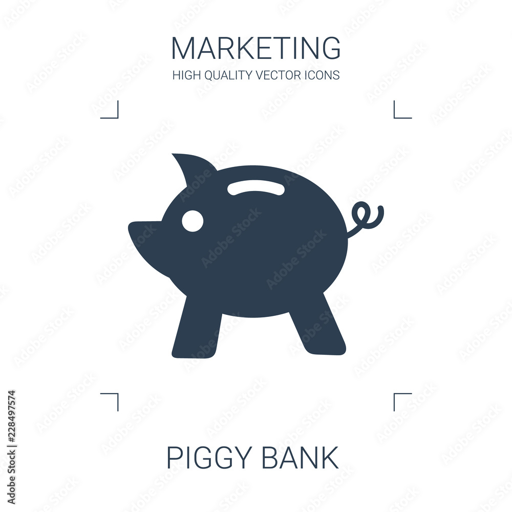Fototapeta premium piggy bank icon