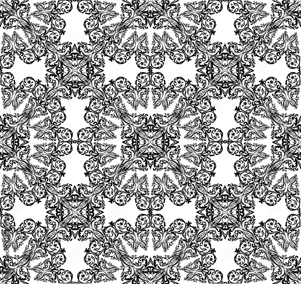 Fototapeta premium black on white simple abstract designed background