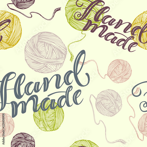  seamless background Hand made