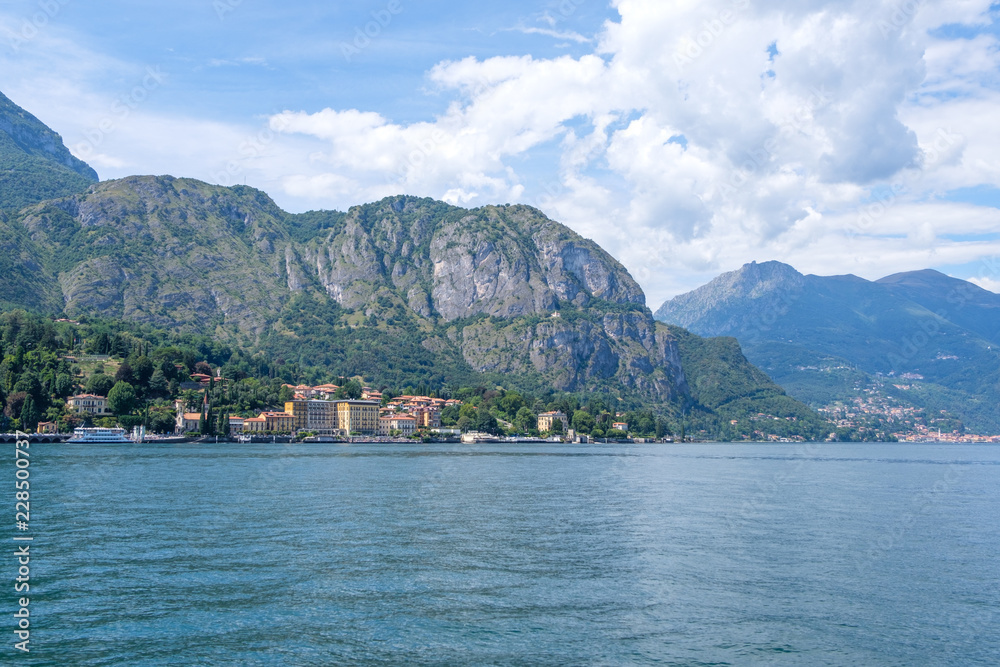 Cadenabbia town from far view