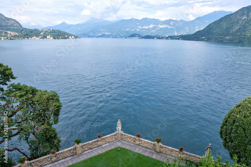 Lake Como from Villa del Balbianello view photo