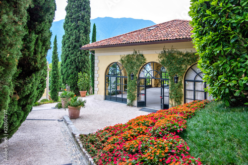 Villa del Balbianello green garden photo